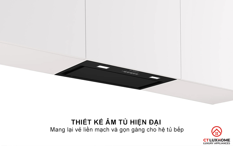 MÁY HÚT MÙI ÂM TỦ BOSCH DLN57PC60 MÀU ĐEN NGANG 60CM 1