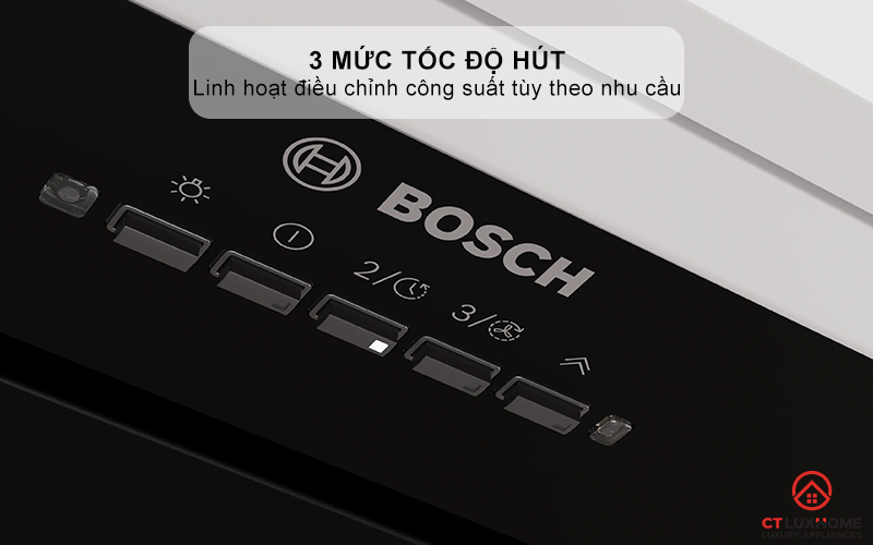 3 mức công suất hút và chế độ tăng cường chuyên sâu