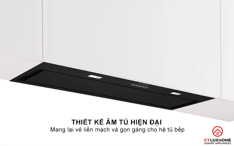 Thiết kế âm tủ gọn gàng, tối ưu không gian bếp