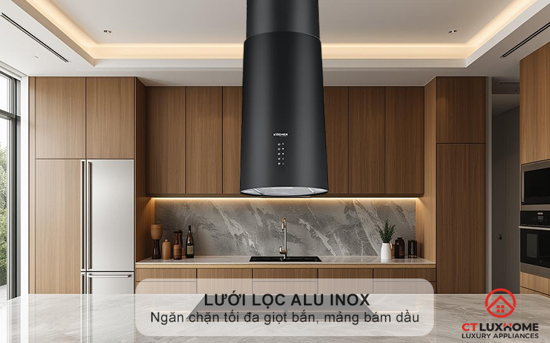Sử dụng lưới lọc bằng Alu, inox dày dặn