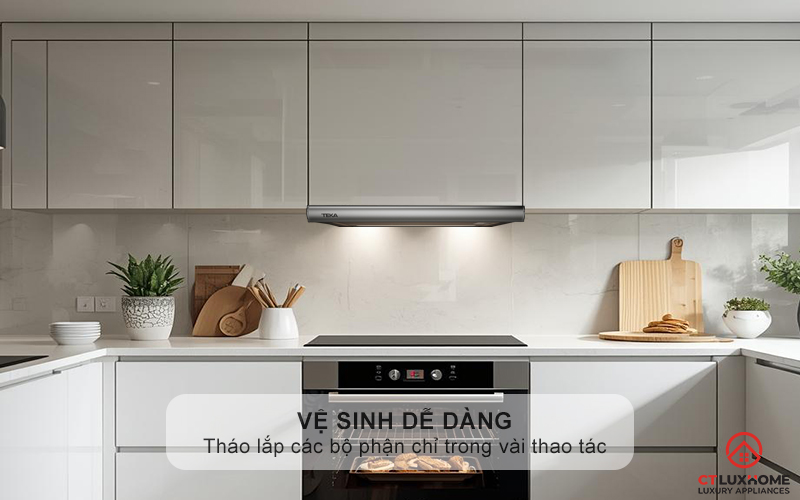 Lưới lọc nhôm, dễ dàng tháo lắp - Vệ sinh dễ dàng