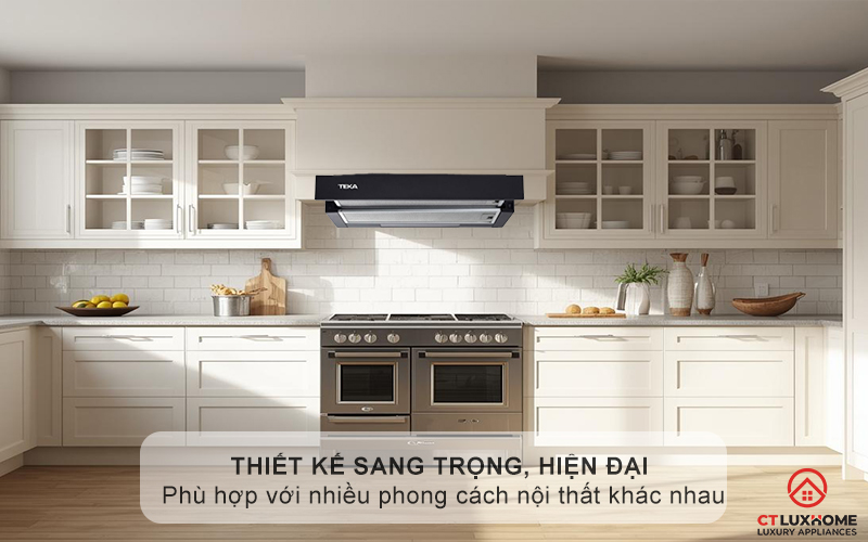 MÁY HÚT MÙI TUẦN HOÀN TEKA TLR2 62 SS BLACK GLASS DẠNG KÉO TLR262SSBLACKGLASS 1