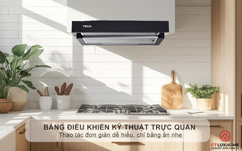 Bảng điều khiển nút ấn cơ học trực quan, dễ sử dụng