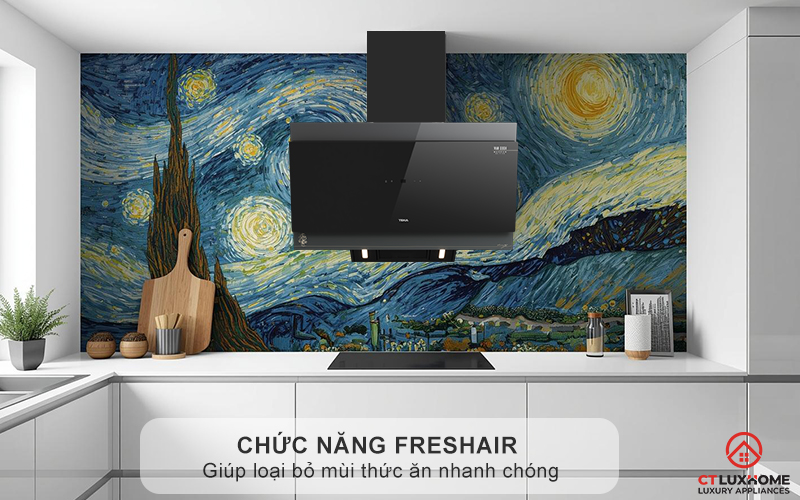 Chức năng FreshAir giúp loại bỏ mùi thức ăn nhanh chóng