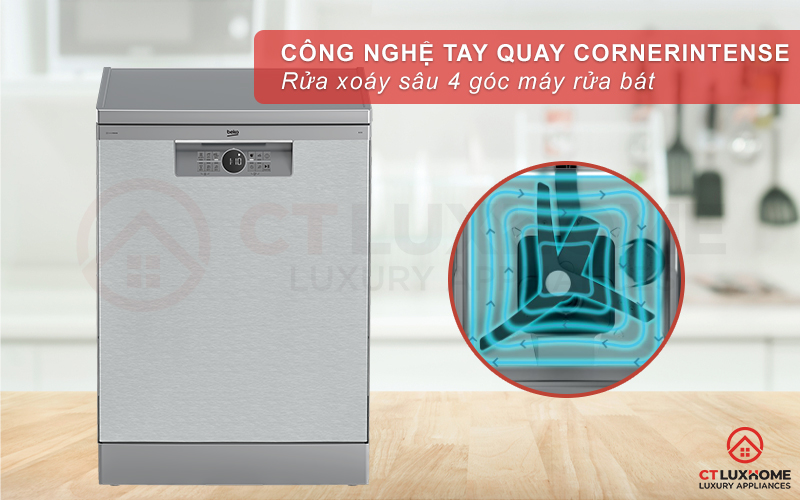 MÁY RỬA CHÉN ĐỘC LẬP BEKO BDFN36650XC 16 BỘ 11