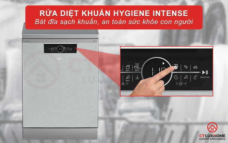 MÁY RỬA CHÉN ĐỘC LẬP BEKO BDFN36650XC 16 BỘ 5