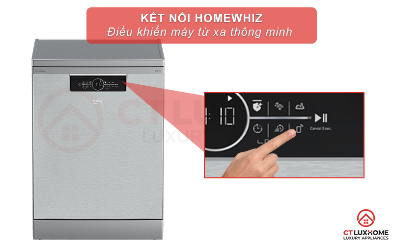 MÁY RỬA CHÉN ĐỘC LẬP BEKO BDFN36650XC 16 BỘ 4