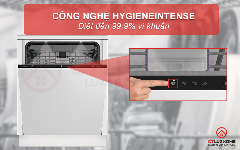 MÁY RỬA BÁT ÂM TỦ BEKO BDIN386E4AD - 16 BỘ 5