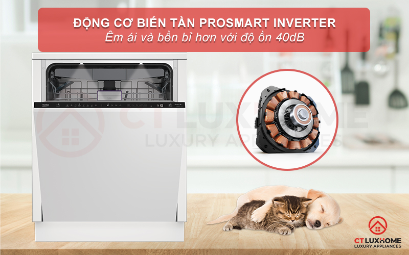 MÁY RỬA BÁT ÂM TỦ BEKO BDIN386E4AD - 16 BỘ 15