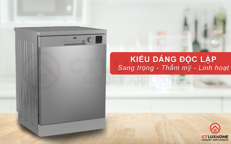 MÁY RỬA BÁT ĐỘC LẬP BEKO DVN05320X 13 BỘ 1