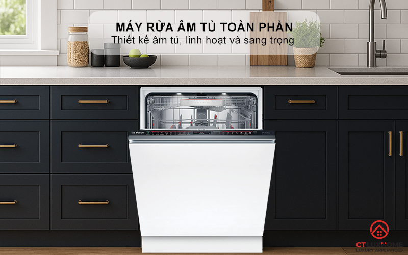 MÁY RỬA BÁT ÂM TỦ BOSCH SMV8ZDX86M 13 BỘ SERIES 8 1
