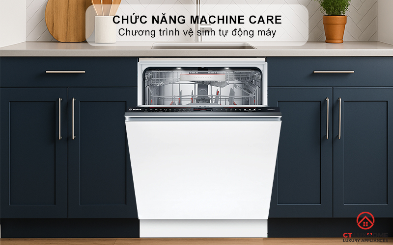 MÁY RỬA BÁT ÂM TỦ BOSCH SMV8ZDX86M 13 BỘ SERIES 8 13