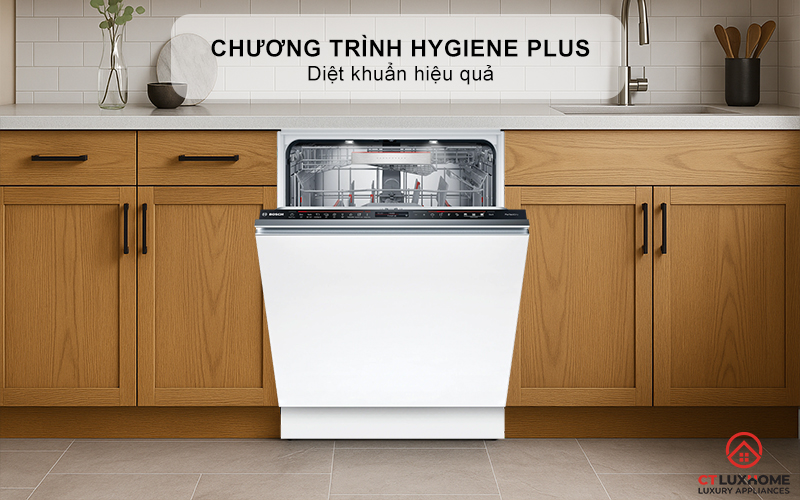 MÁY RỬA BÁT ÂM TỦ BOSCH SMV8ZDX86M 13 BỘ SERIES 8 10