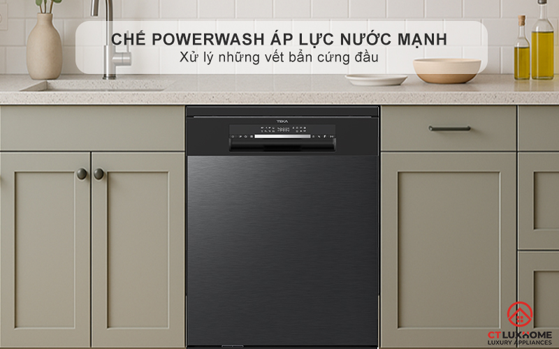 Chức năng rửa Chế độ PowerWash với áp lực nước mạnh mẽ