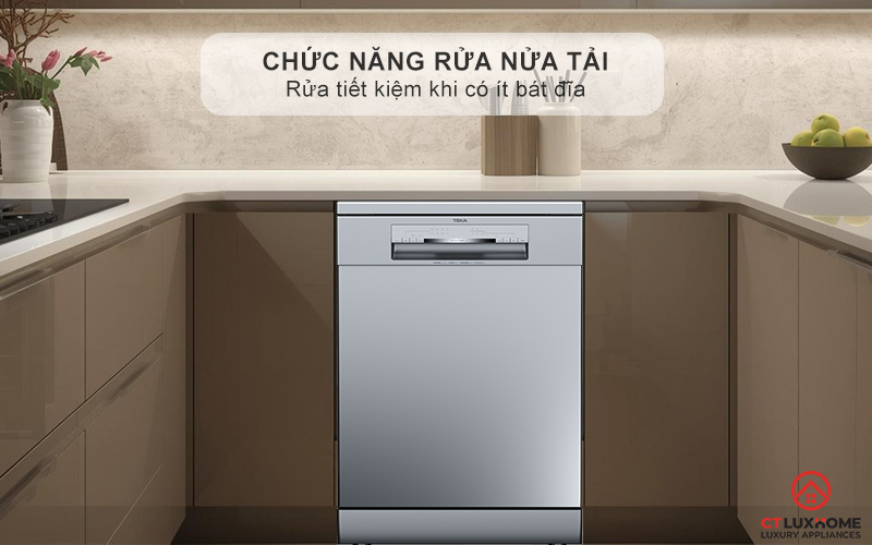 Chức năng rửa nửa tải - Rửa tiết kiệm khi có ít bát đĩa