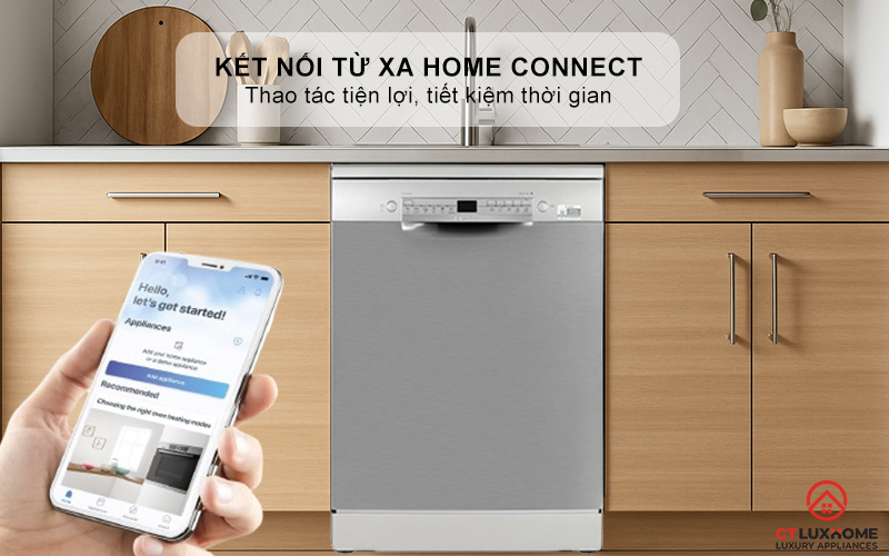 Kết nối thông minh Home Connect điều khiển từ xa