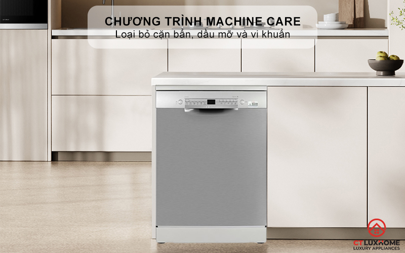 Tính năng Machine Care vệ sinh khoang máy hiệu quả