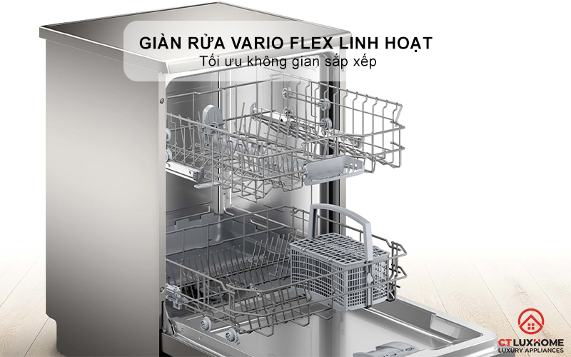Giàn rửa Vario Flex linh hoạt, tối ưu không gian sắp xếp
