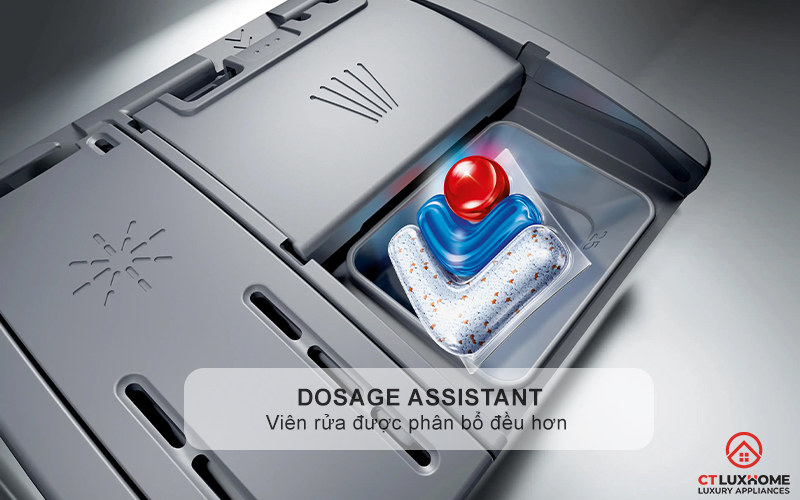 Dosage Assistant giúp viên rửa được phân bổ đều hơn