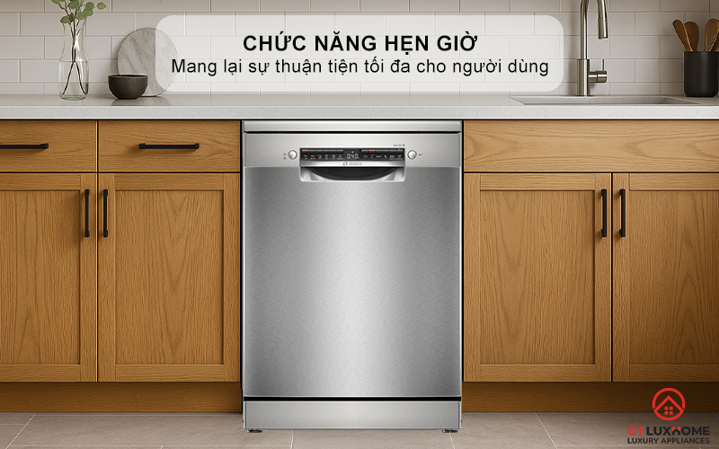 MÁY RỬA BÁT ĐỘC LẬP BOSCH SMS4ECI01P 13 BỘ SERIES 4 14