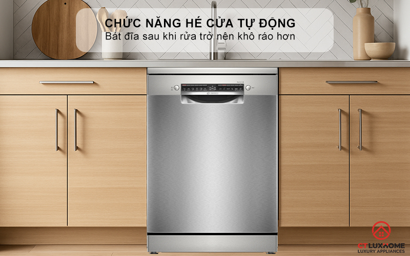 MÁY RỬA BÁT ĐỘC LẬP BOSCH SMS4ECI01P 13 BỘ SERIES 4 5