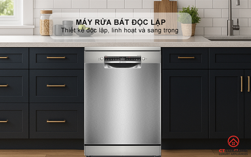 MÁY RỬA BÁT ĐỘC LẬP BOSCH SMS4HTI16E 13 BỘ SERIES 4 1