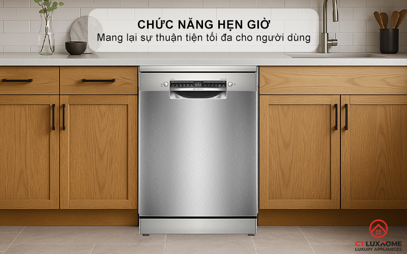 MÁY RỬA BÁT ĐỘC LẬP BOSCH SMS4HTI16E 13 BỘ SERIES 4 12