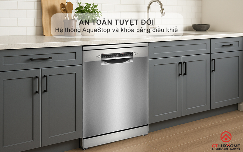 MÁY RỬA BÁT ĐỘC LẬP BOSCH SMS4HTI16E 13 BỘ SERIES 4 13