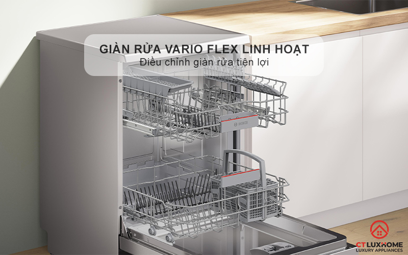 MÁY RỬA BÁT ĐỘC LẬP BOSCH SMS4HTI16E 13 BỘ SERIES 4 10