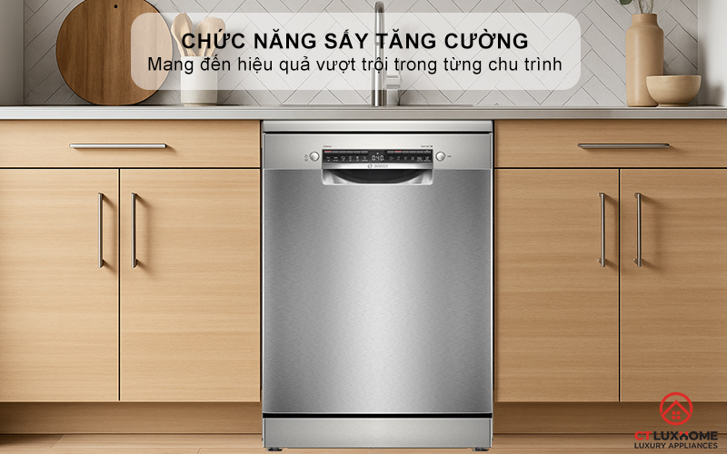 MÁY RỬA BÁT ĐỘC LẬP BOSCH SMS4HTI16E 13 BỘ SERIES 4 5