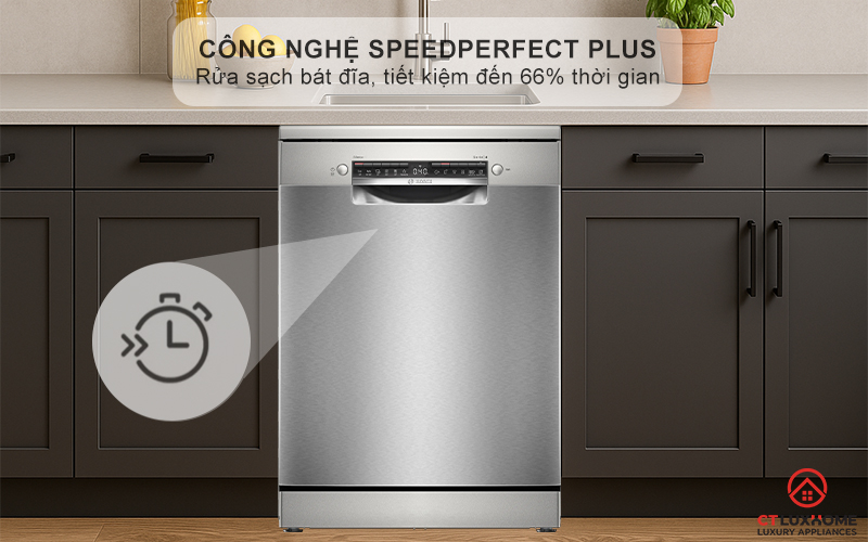 MÁY RỬA BÁT ĐỘC LẬP BOSCH SMS4HTI16E 13 BỘ SERIES 4 7