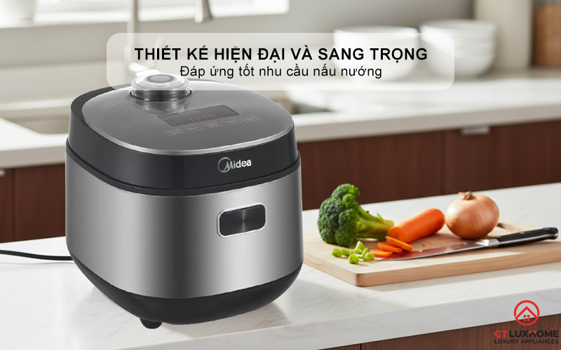 NỒI CƠM ĐIỆN TỬ MIDEA 350W MRD070T1BDS 1