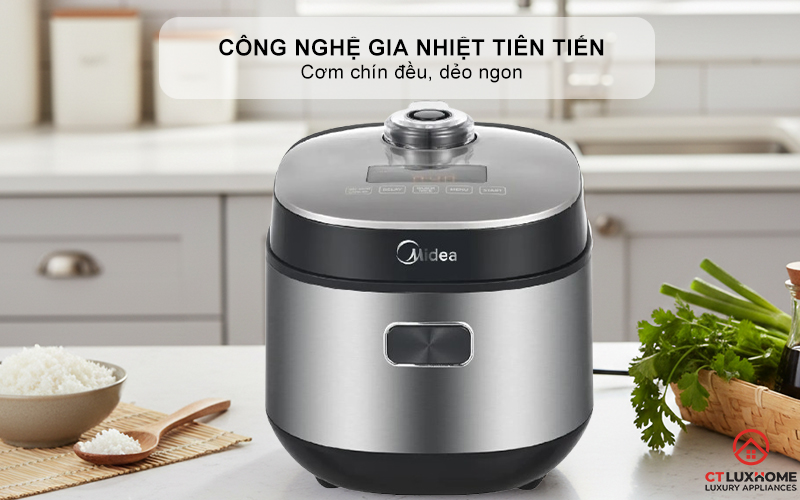 NỒI CƠM ĐIỆN TỬ MIDEA 350W MRD070T1BDS 4