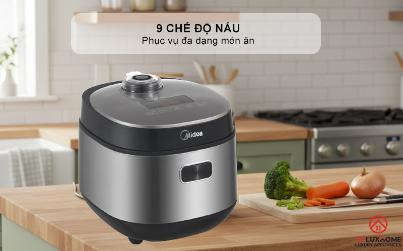 NỒI CƠM ĐIỆN TỬ MIDEA 350W MRD070T1BDS 8