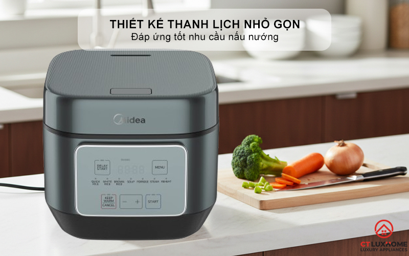 NỒI CƠM ĐIỆN TỬ MIDEA 350W  MRD180T2BDG/N MRD180T2BDGN 1