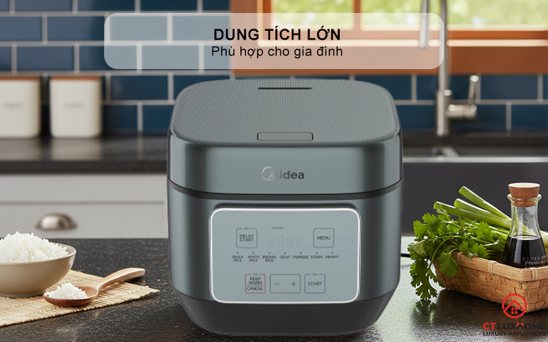 NỒI CƠM ĐIỆN TỬ MIDEA 350W  MRD180T2BDG/N MRD180T2BDGN 3