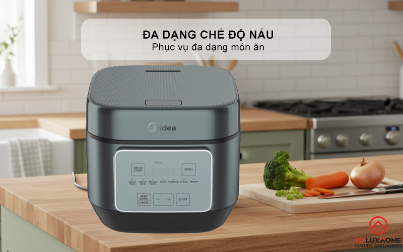 NỒI CƠM ĐIỆN TỬ MIDEA 350W  MRD180T2BDG/N MRD180T2BDGN 6