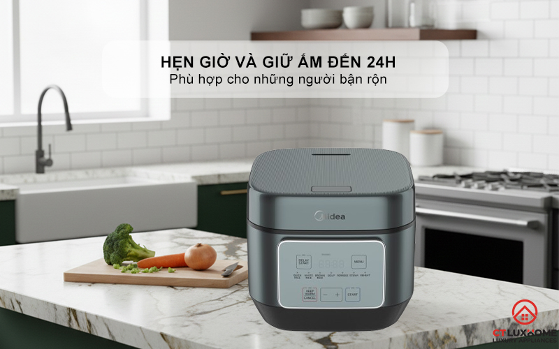 NỒI CƠM ĐIỆN TỬ MIDEA 350W  MRD180T2BDG/N MRD180T2BDGN 8