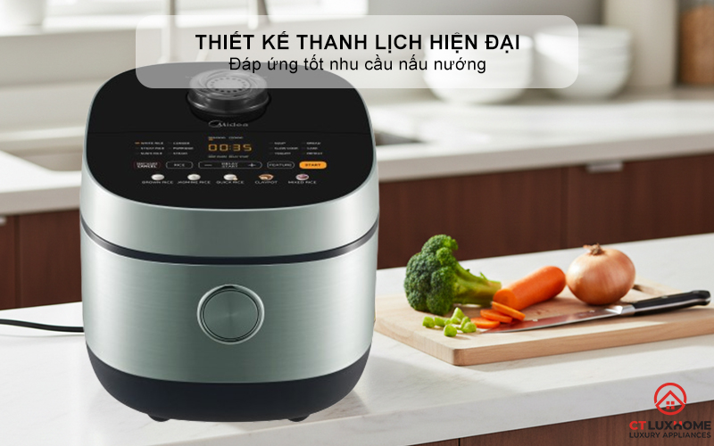 NỒI CƠM ĐIỆN TỬ MIDEA 760 - 905W  MRD180T2BDGF 1