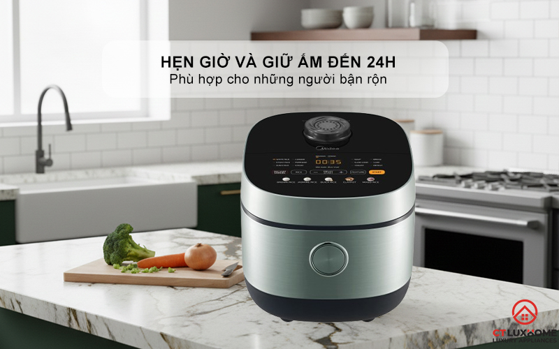 NỒI CƠM ĐIỆN TỬ MIDEA 760 - 905W  MRD180T2BDGF 10