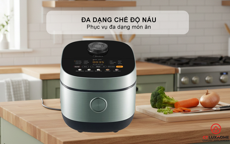 NỒI CƠM ĐIỆN TỬ MIDEA 760 - 905W  MRD180T2BDGF 7