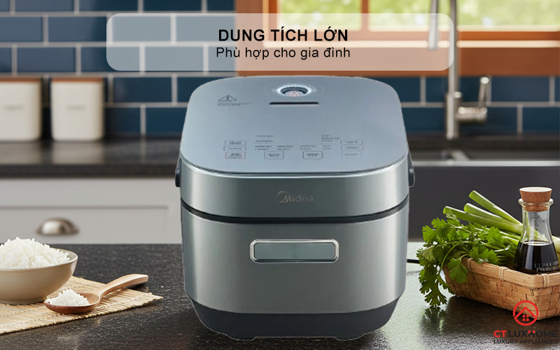 NỒI CƠM ĐIỆN CAO TẦN MIDEA MRI180T2BDG 3