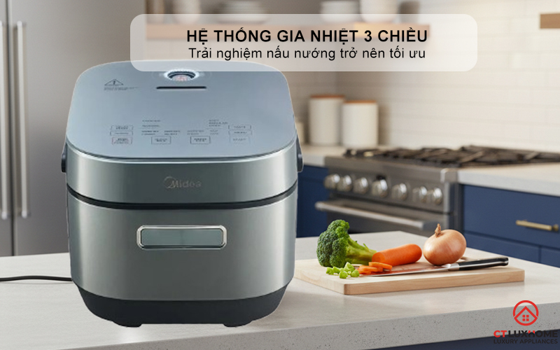 NỒI CƠM ĐIỆN CAO TẦN MIDEA MRI180T2BDG 4
