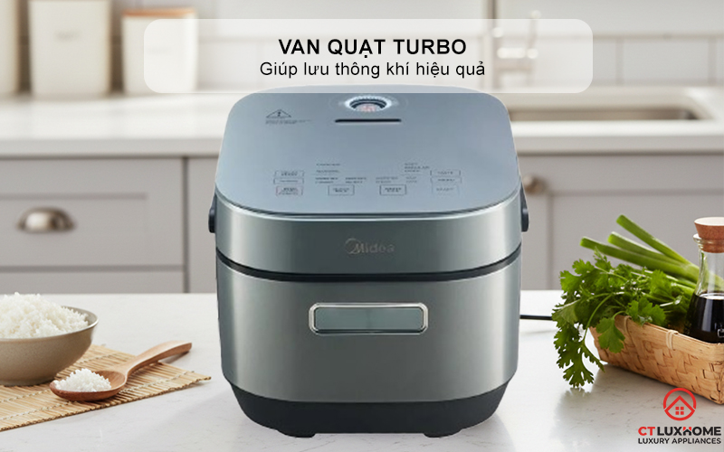 NỒI CƠM ĐIỆN CAO TẦN MIDEA MRI180T2BDG 5