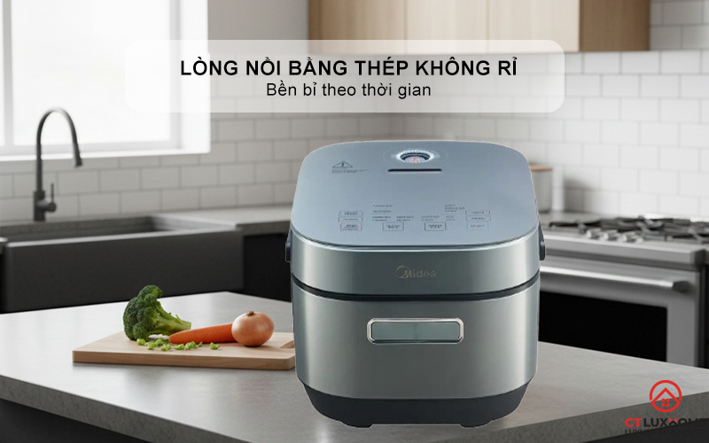 NỒI CƠM ĐIỆN CAO TẦN MIDEA MRI180T2BDG 6