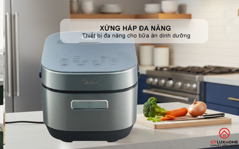 NỒI CƠM ĐIỆN CAO TẦN MIDEA MRI180T2BDG 8