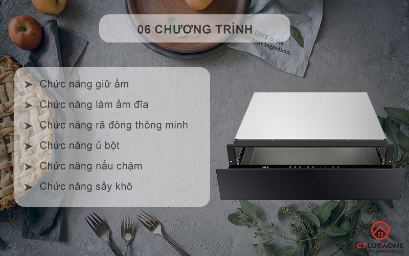 6 tính năng nấu nướng vượt trội