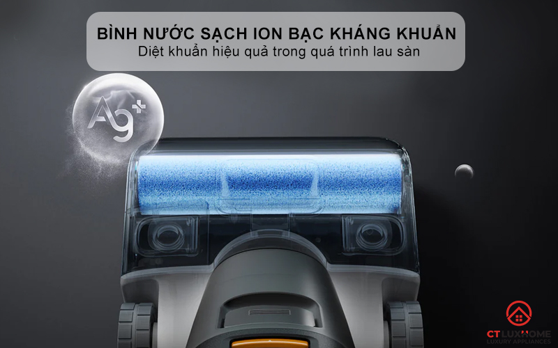 Bình nước sạch Ion bạc, bộ lọc và con lăn kháng khuẩn toàn diện