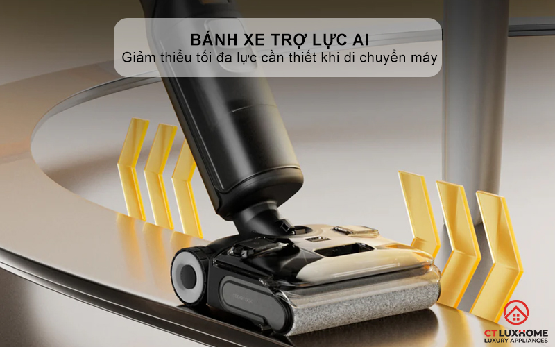 Bánh xe trợ lực AI - Dọn nhà mà không mệt mỏi