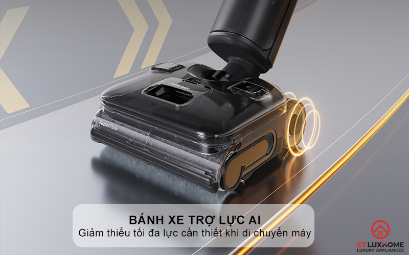 Bánh xe trợ lực AI - Dọn nhà mà không mệt mỏi
